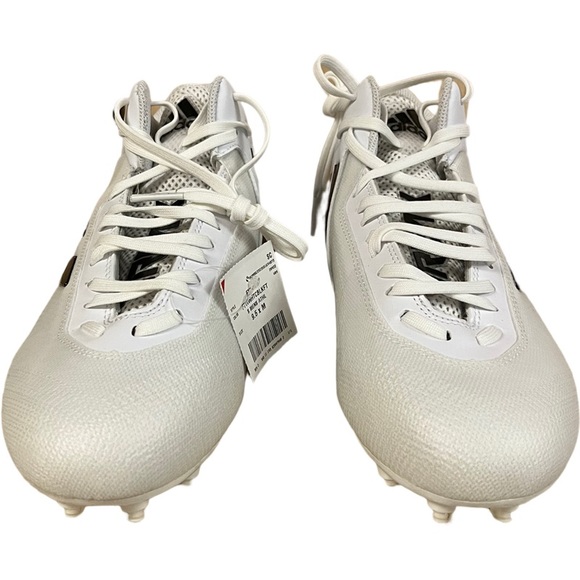 Mens Adidas Freak Mid Football Cleats White Black FX2124 Size 9.5 - Picture 5 of 10